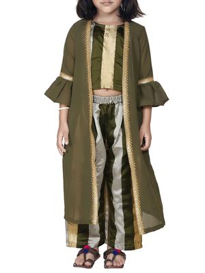 green cotton suit set - 15582215 - Standard Image - 1