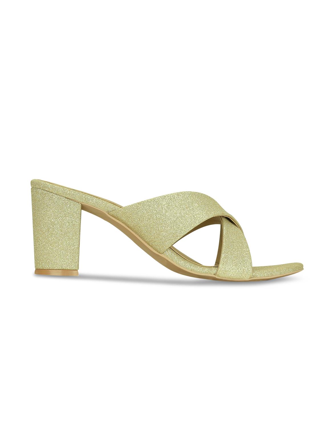 gold slip on sandals - 15582623 - Zoom Image - 2