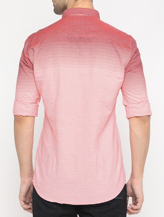 pink cotton casual shirt - 15582692 - Zoom Image - 3