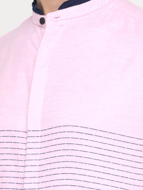pink cotton casual shirt - 15582705 - Zoom Image - 4