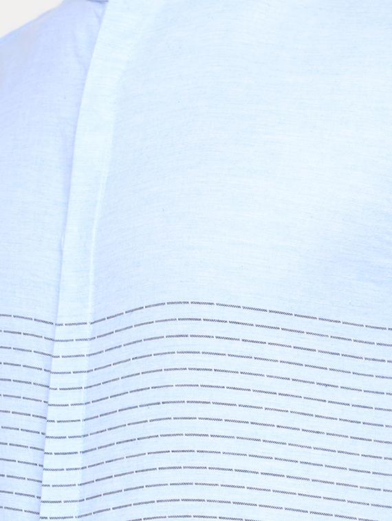 blue cotton casual shirt - 15582707 - Zoom Image - 4