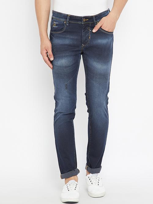 blue denim washed jeans - 15583025 - Standard Image - 1