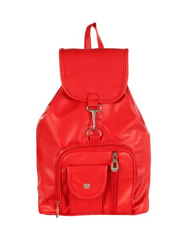 red leatherette (pu) regular backpack - 15584054 - Very Small Image - 1
