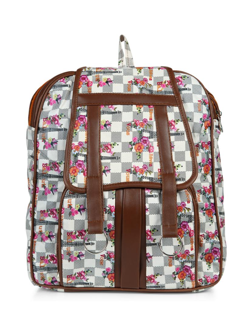 grey leatherette (pu) regular backpack - 15584065 - Zoom Image - 1