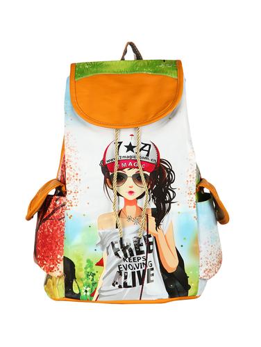 multi leatherette (pu) fashion backpack - 15584067 - Very Small Image - 1