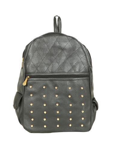 grey leatherette (pu) fashion backpack - 15584070 - Very Small Image - 1