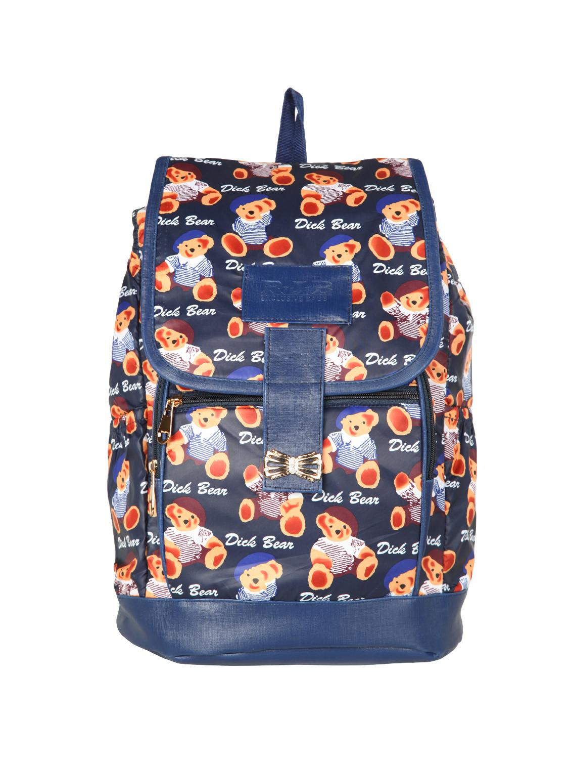 blue leatherette (pu) fashion backpack - 15584081 - Zoom Image - 1