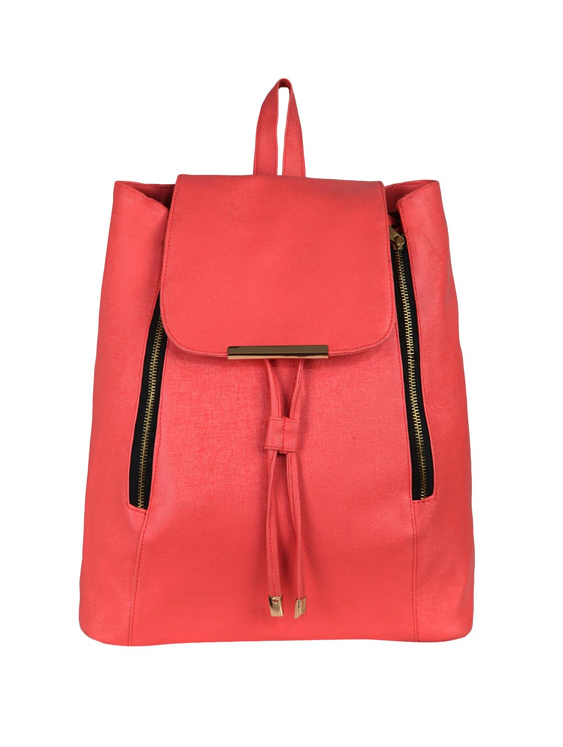 red leatherette (pu) regular backpack - 15584084 - Zoom Image - 1