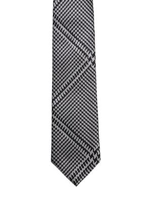 black microfiber tie with pocket square and lapel pin - 15584770 - Standard Image - 3