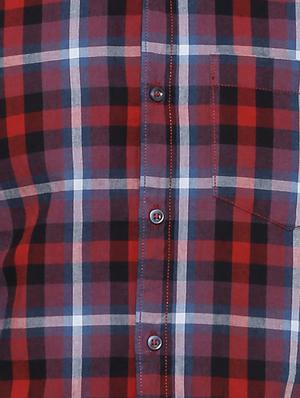 red cotton casual shirt - 15585077 - Standard Image - 4