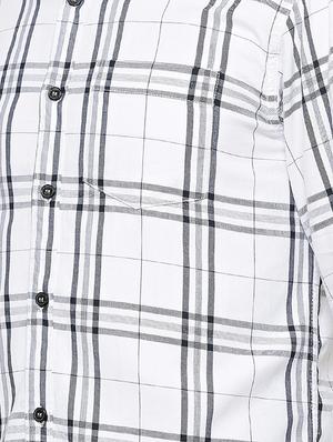 white cotton casual shirt - 15585081 - Standard Image - 4