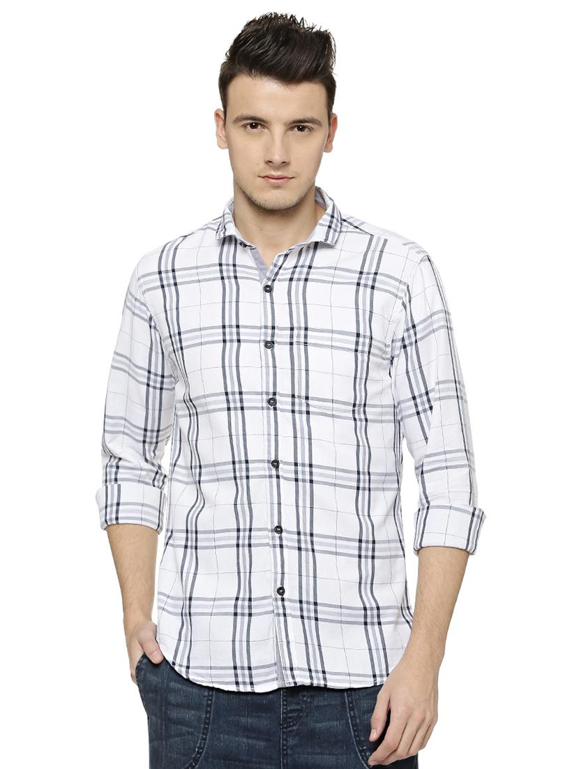 white cotton casual shirt - 15585081 - Zoom Image - 1