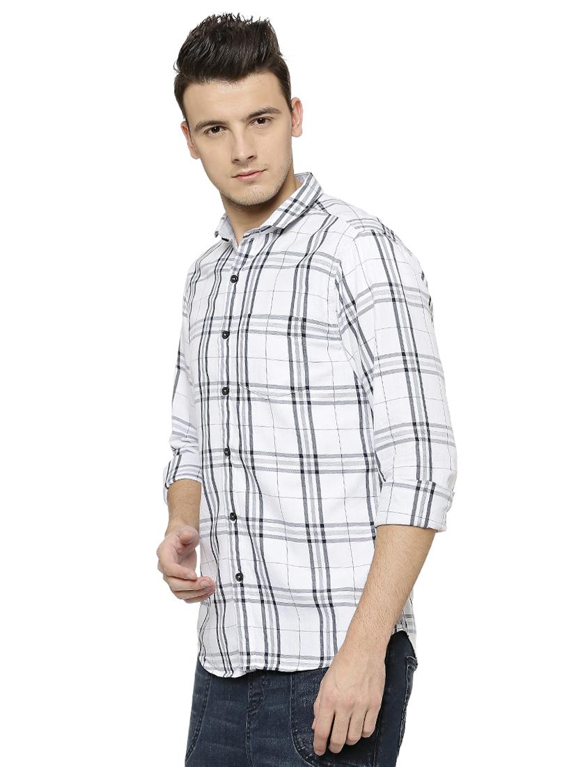 white cotton casual shirt - 15585081 - Zoom Image - 2