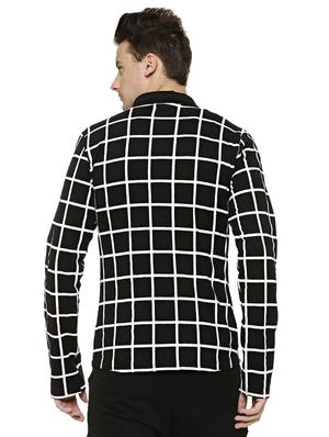 black checkered casual shirt - 15585082 - Standard Image - 3