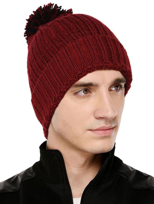 red wool winter cap - 15585293 - Standard Image - 1