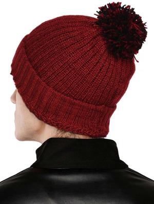red wool winter cap - 15585293 - Standard Image - 3