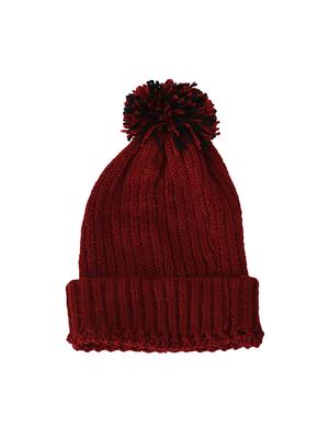 red wool winter cap - 15585293 - Standard Image - 4
