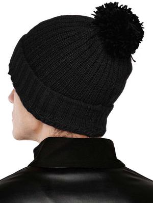 black wool winter cap - 15585294 - Standard Image - 3