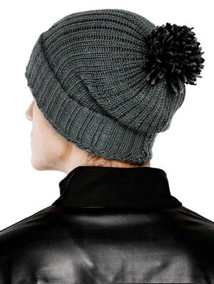 grey wool winter cap - 15585295 - Standard Image - 3