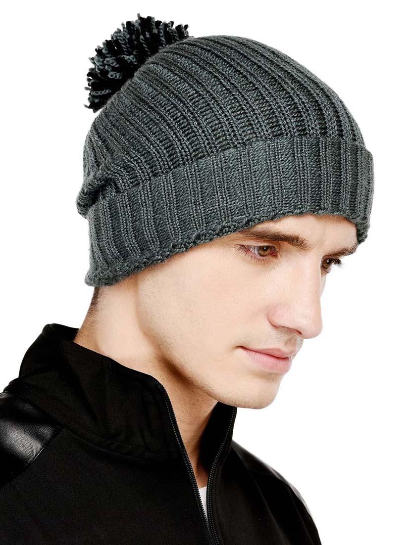 grey wool winter cap - 15585295 - Zoom Image - 1
