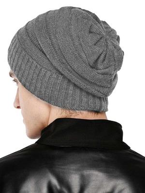 grey wool winter cap - 15585300 - Standard Image - 3