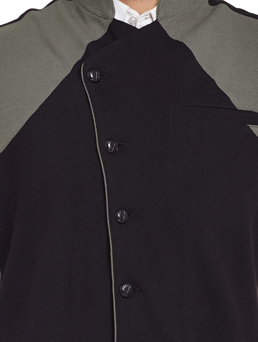 black cotton nehru jacket - 15585968 - Zoom Image - 5