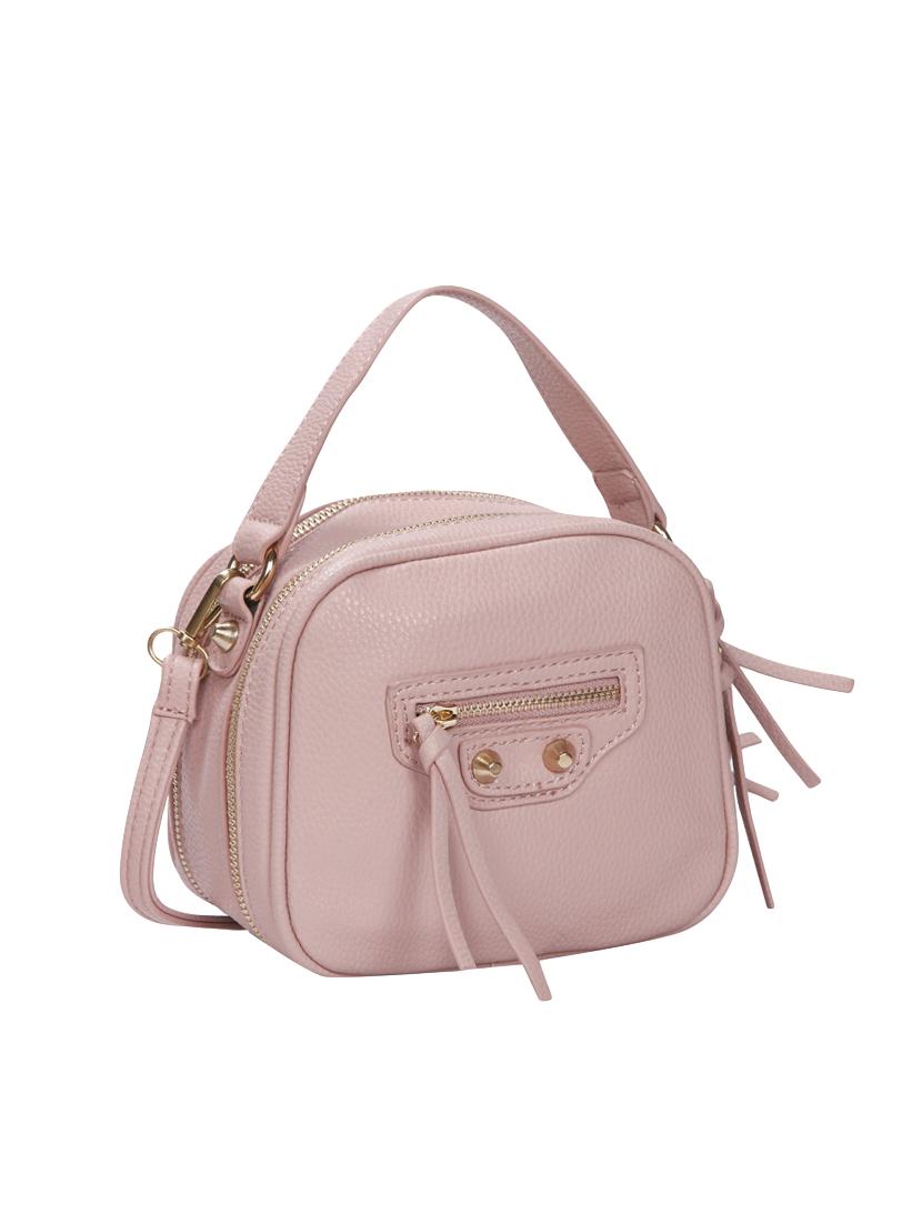 pink leatherette (pu) regular sling bag - 15586088 - Zoom Image - 1