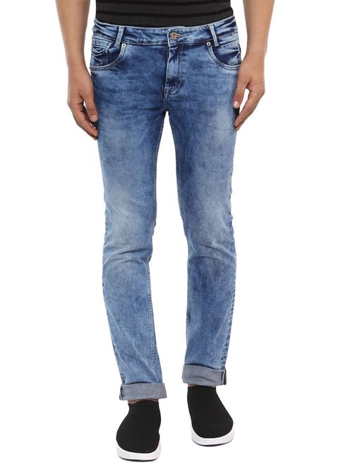 blue heavy washed jeans - 15587903 - Standard Image - 1