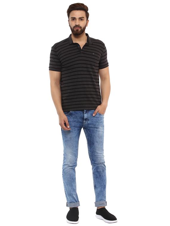blue heavy washed jeans - 15587903 - Zoom Image - 4