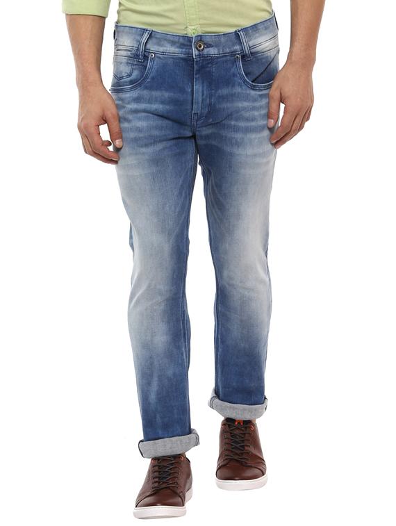 blue heavy washed jeans - 15587952 - Zoom Image - 1