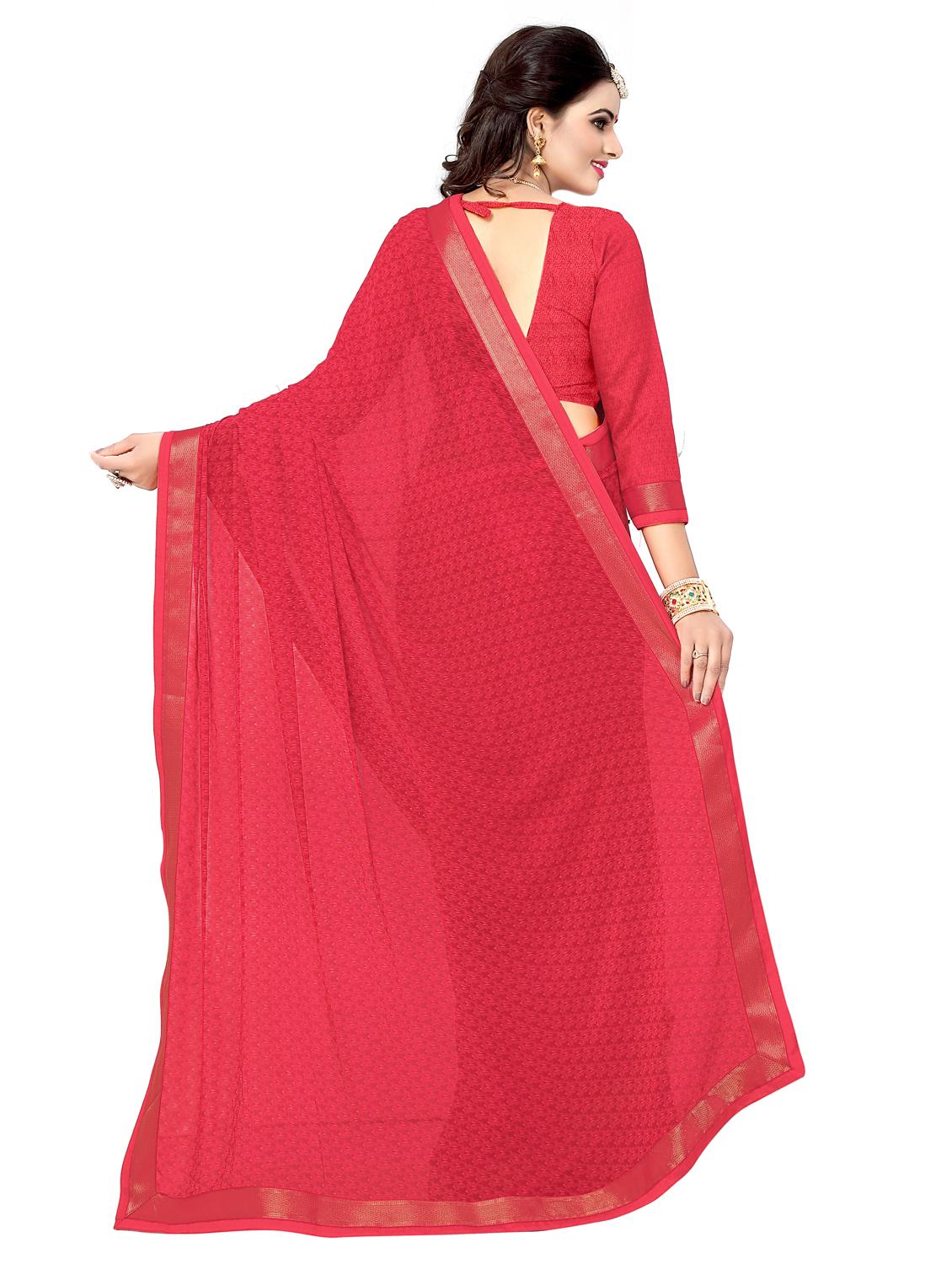 zari lace woven saree with blouse - 15589541 - Zoom Image - 2