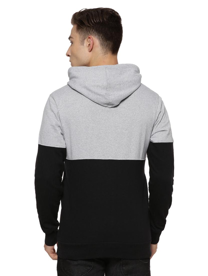 black color block sweatshirt - 15590349 - Zoom Image - 3