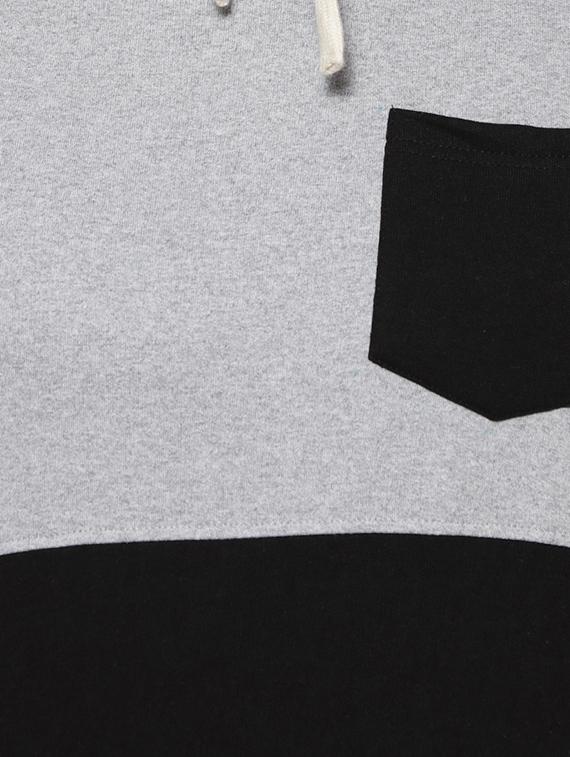 black color block sweatshirt - 15590349 - Zoom Image - 4