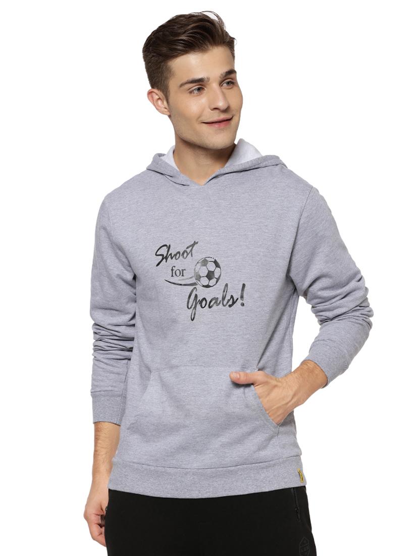 grey chest print sweatshirt - 15590353 - Zoom Image - 1