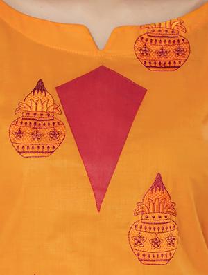 embroidered unstitched pant suit - 15590851 - Standard Image - 4