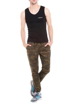 green cotton jogger - 15590891 - Standard Image - 4