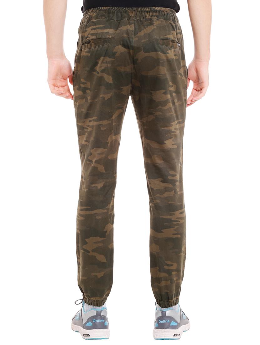 green cotton jogger - 15590891 - Zoom Image - 3