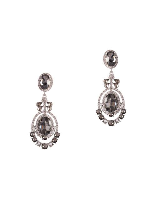 silver tone drop earrings - 15602049 - Standard Image - 1