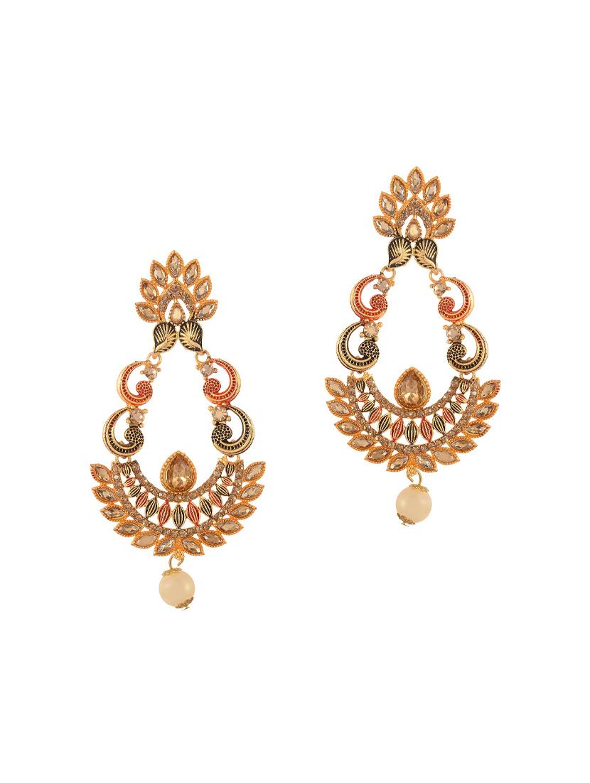 gold tone earrings - 15602204 - Zoom Image - 1