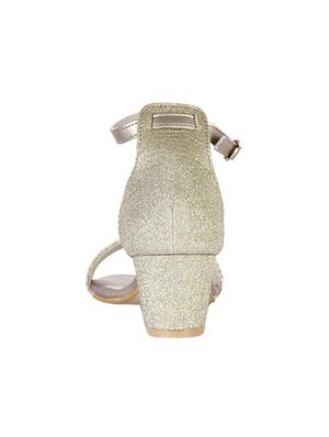 gold ankle strap sandals - 15603833 - Standard Image - 3