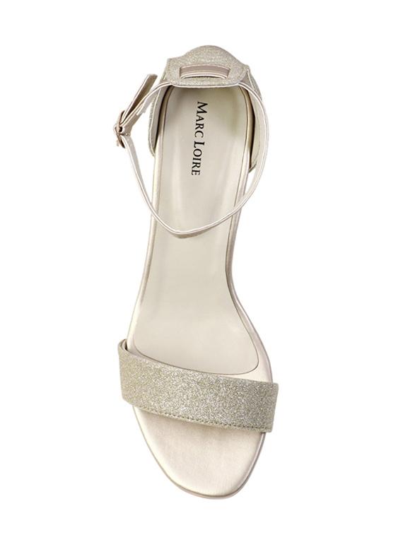 gold ankle strap sandals - 15603833 - Zoom Image - 4