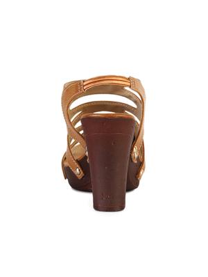 tan back strap sandals - 15603869 - Standard Image - 3