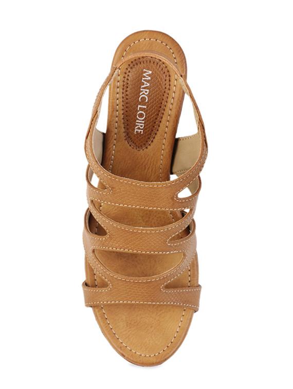 tan back strap sandals - 15603869 - Zoom Image - 4