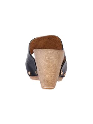 black slip on wedges - 15603892 - Standard Image - 3