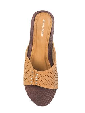 tan slip on wedges - 15603894 - Standard Image - 4