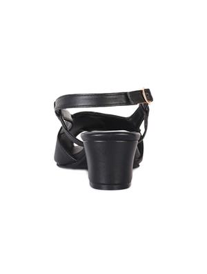 black back strap sandals - 15603910 - Standard Image - 3
