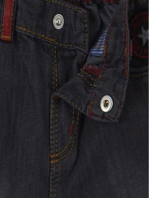 black denim washed jeans - 15604183 - Standard Image - 3
