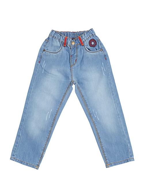 light blue denim washed jeans - 15604186 - Standard Image - 1