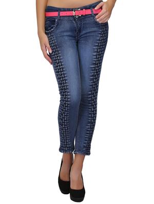 basket weave low waist jeans - 15604534 - Standard Image - 1