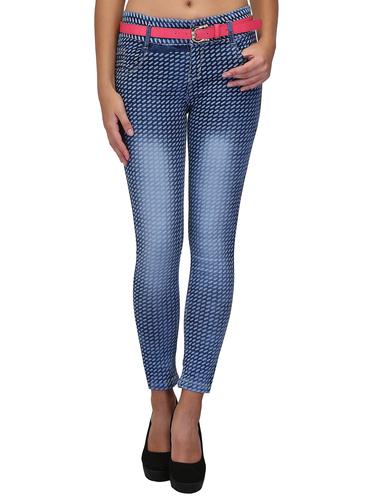 stone washed printed jeans - 15604543 - Very Small Image - 1